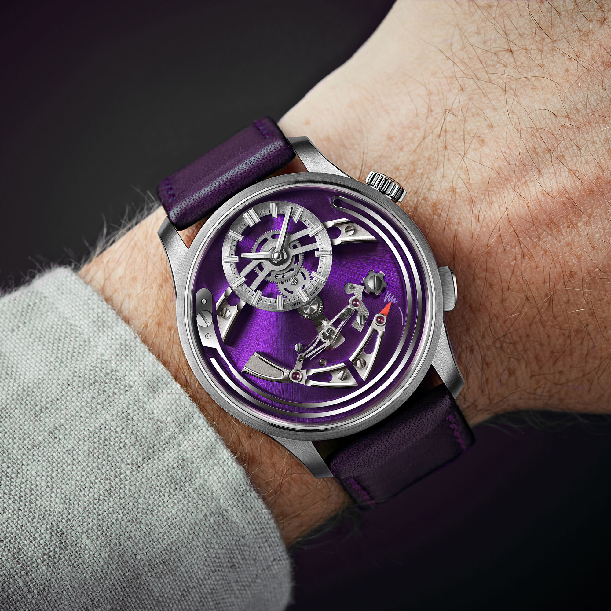 C1 Bel Canto  Viola|Purple Vacona Leather
