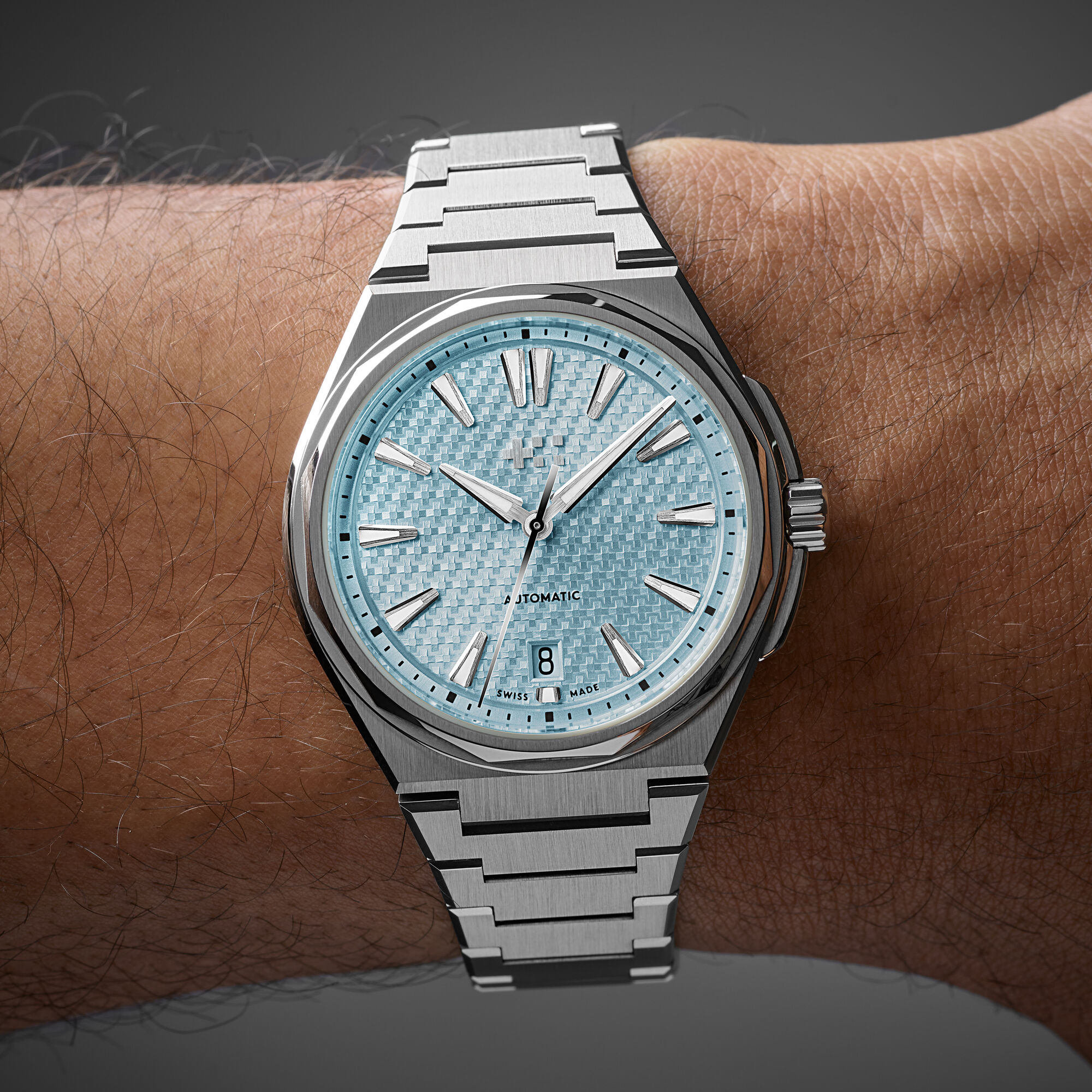 The Twelve 38mm|Glacier Blue|Steel Bracelet
