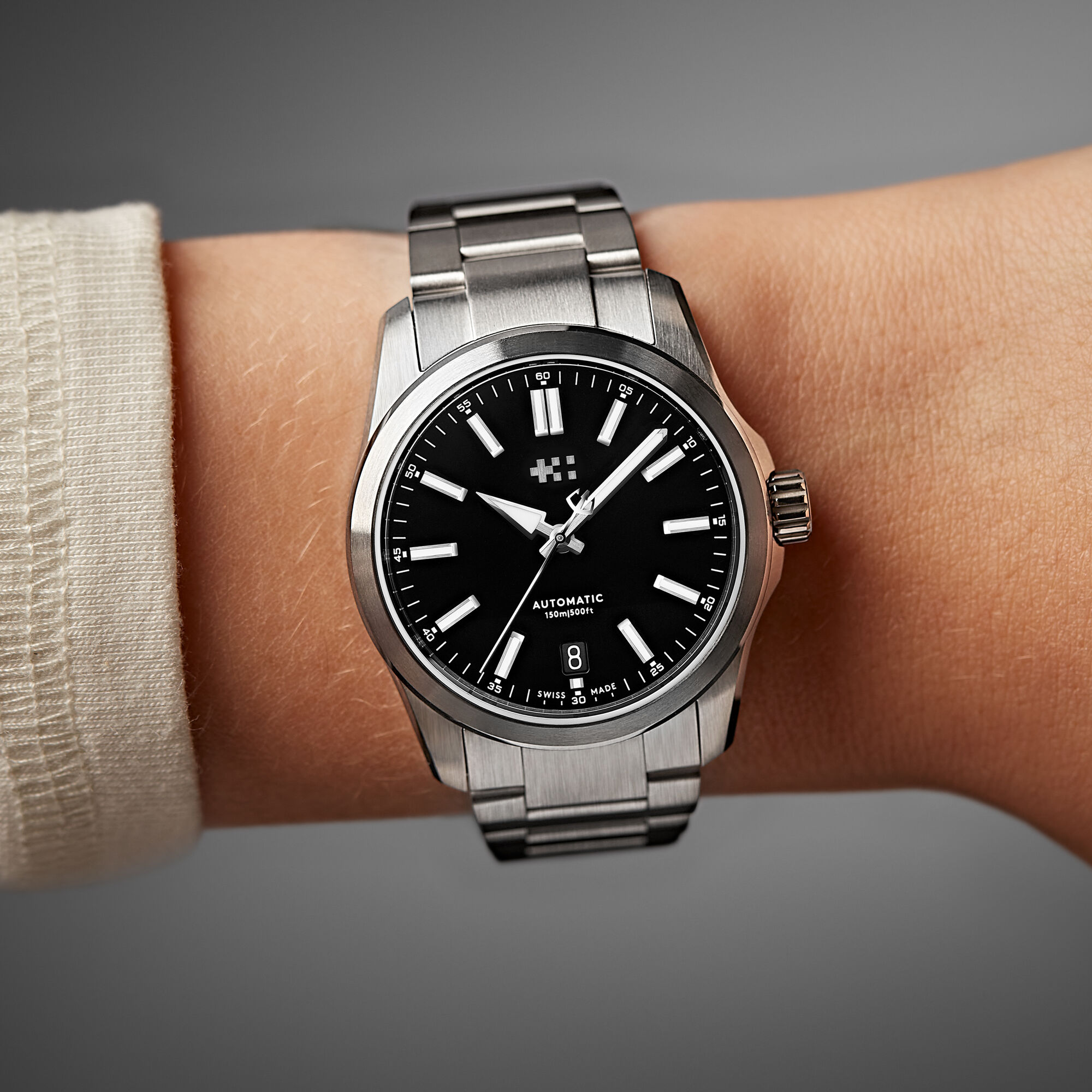 C63 Sealander Automatic  Black/Silver|Bader Bracelet