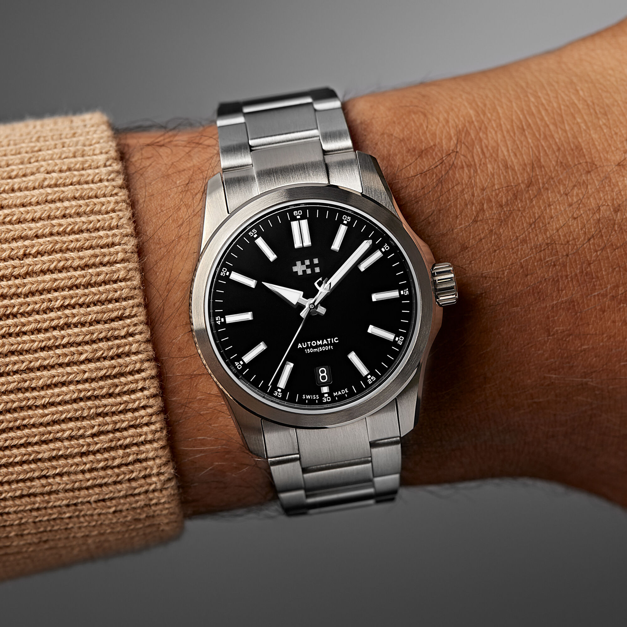 C63 Sealander Automatic  Black/Silver|Bader Bracelet