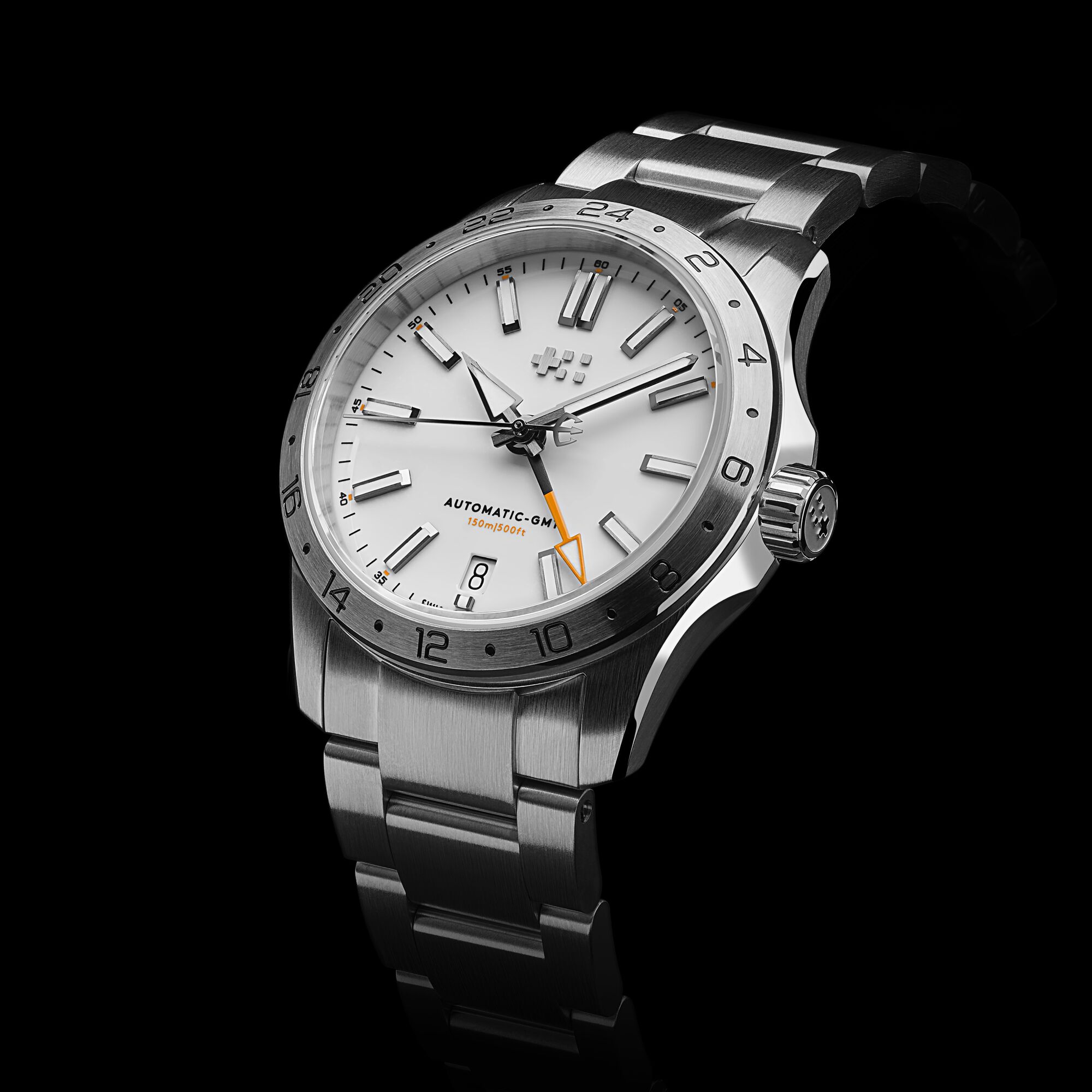 C63 Sealander GMT 36  36mm|White/Silver|Bader Bracelet