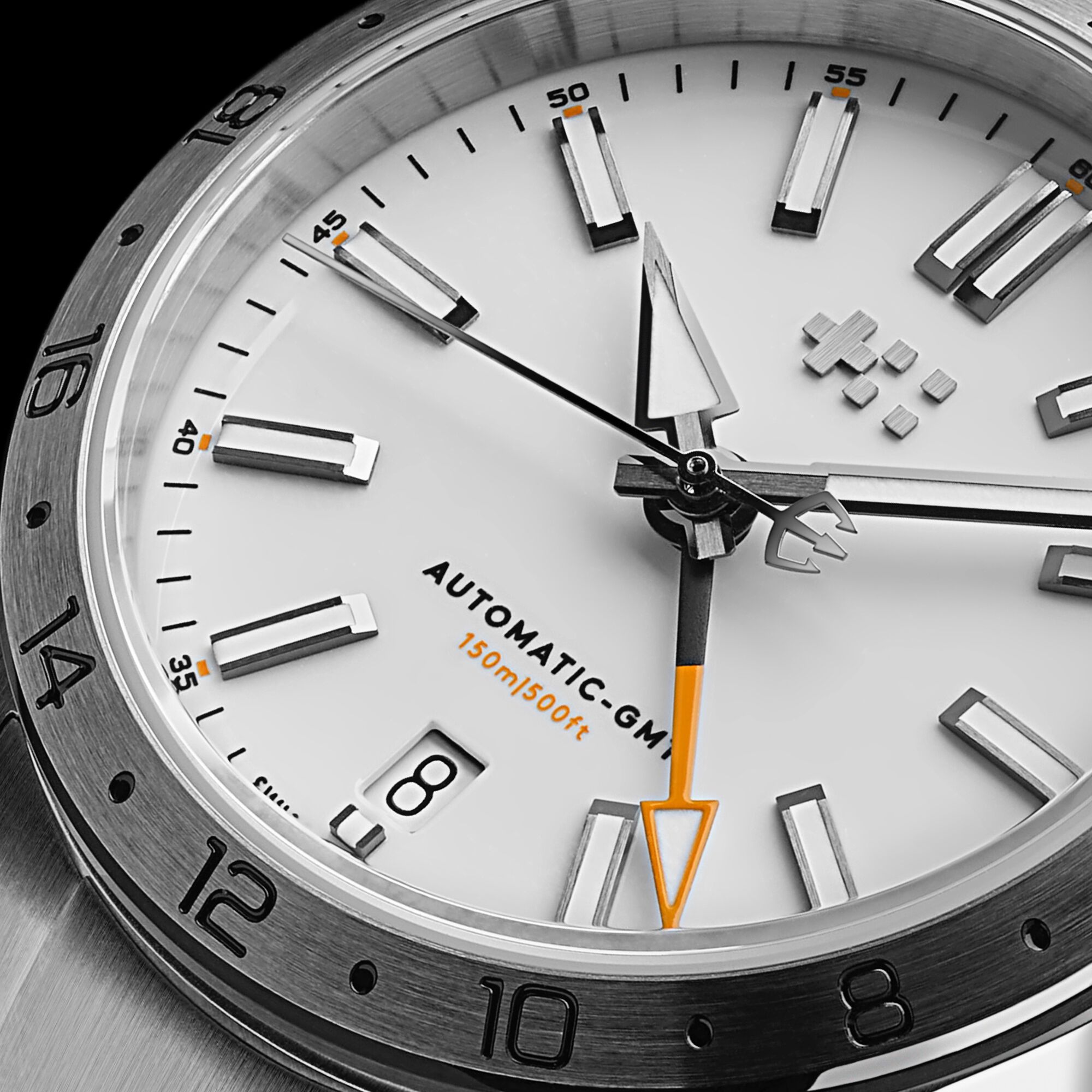 C63 Sealander GMT 36 36mm|White/Silver|Bader Bracelet 3 C63 Sealander GMT 36 36mm|White/Silver|Bader Bracelet