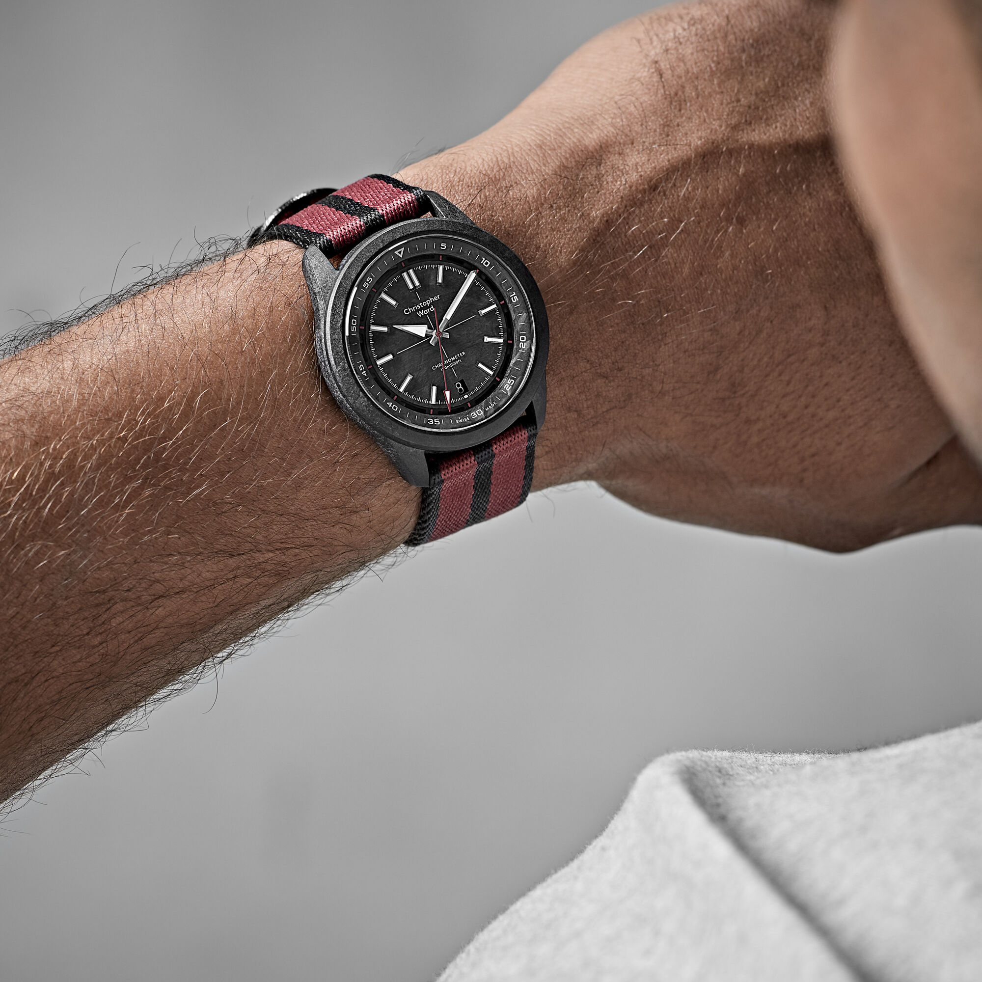 C63 Colchester Maroon Black #tide ocean material®