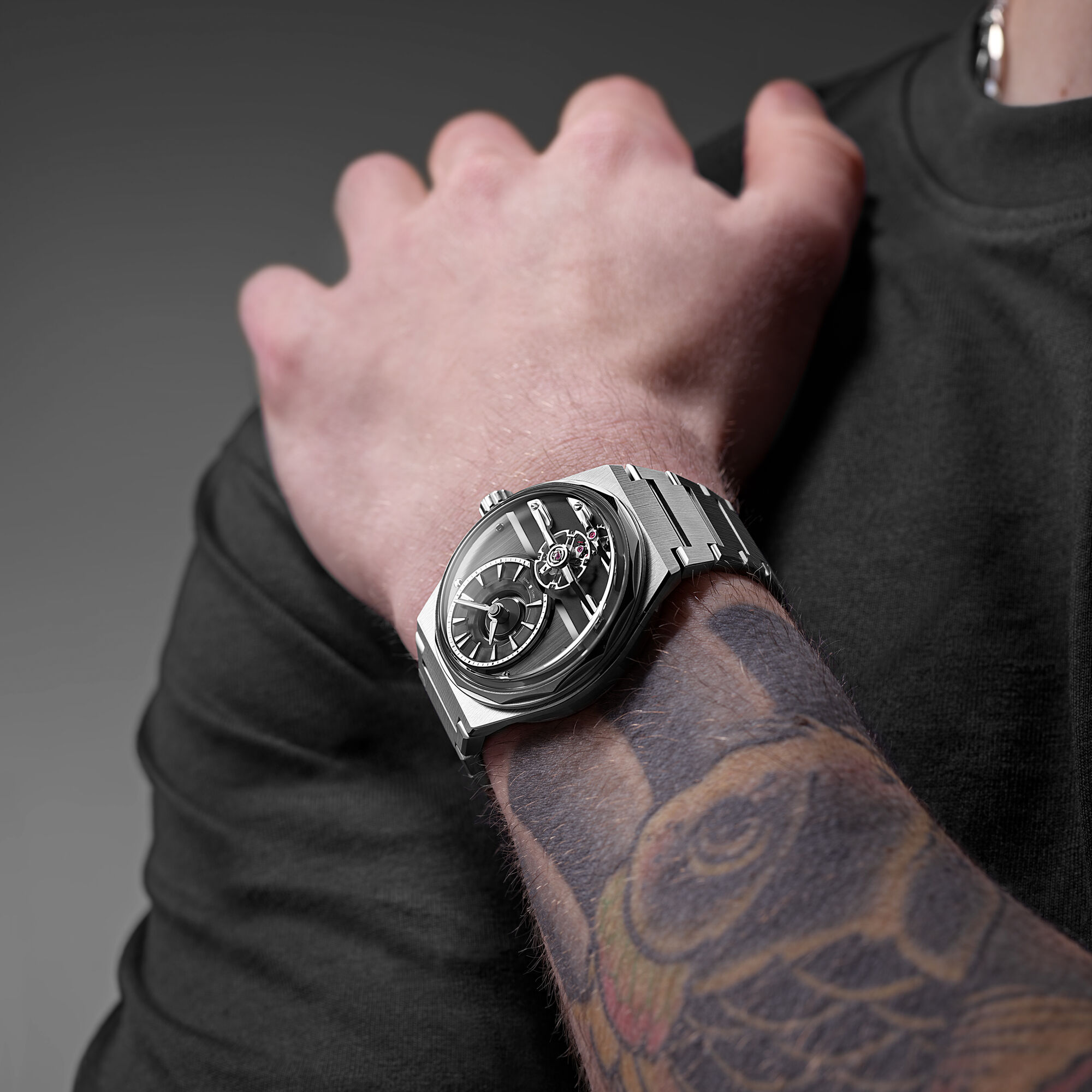The C12 Loco Ursa Black|Steel Bracelet