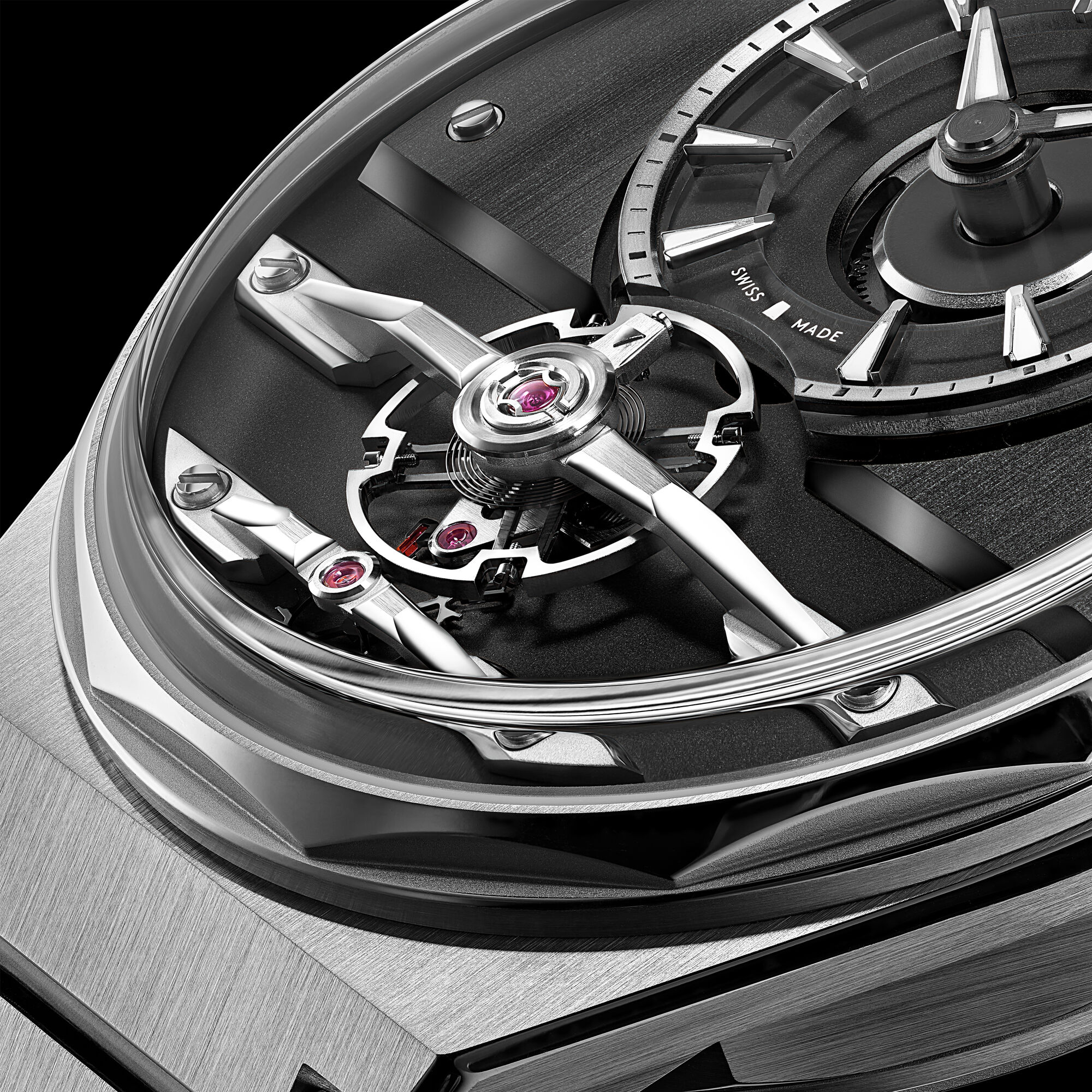 The C12 Loco Ursa Black|Steel Bracelet