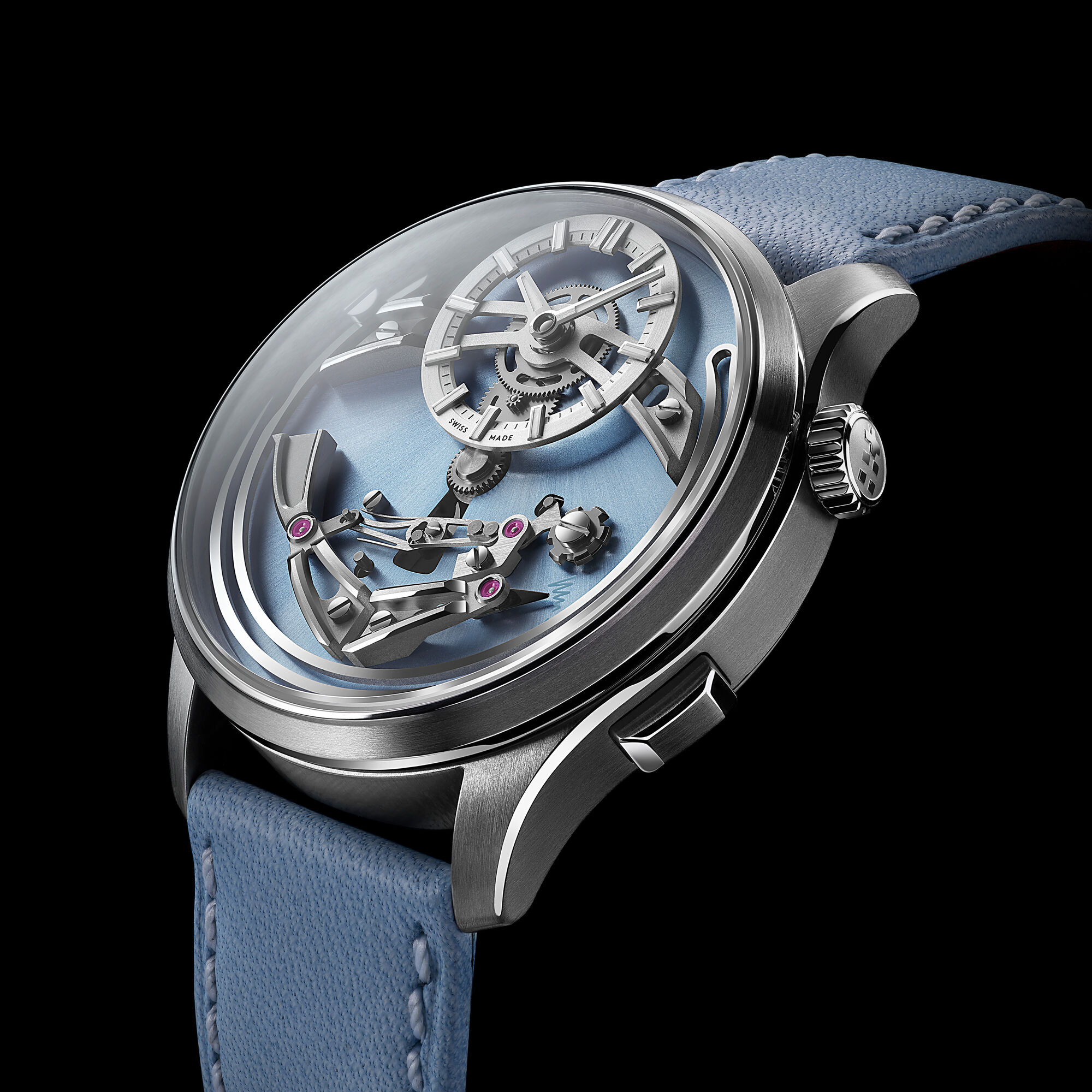 C1 Bel Canto Cielo|Light Blue Vacona Leather