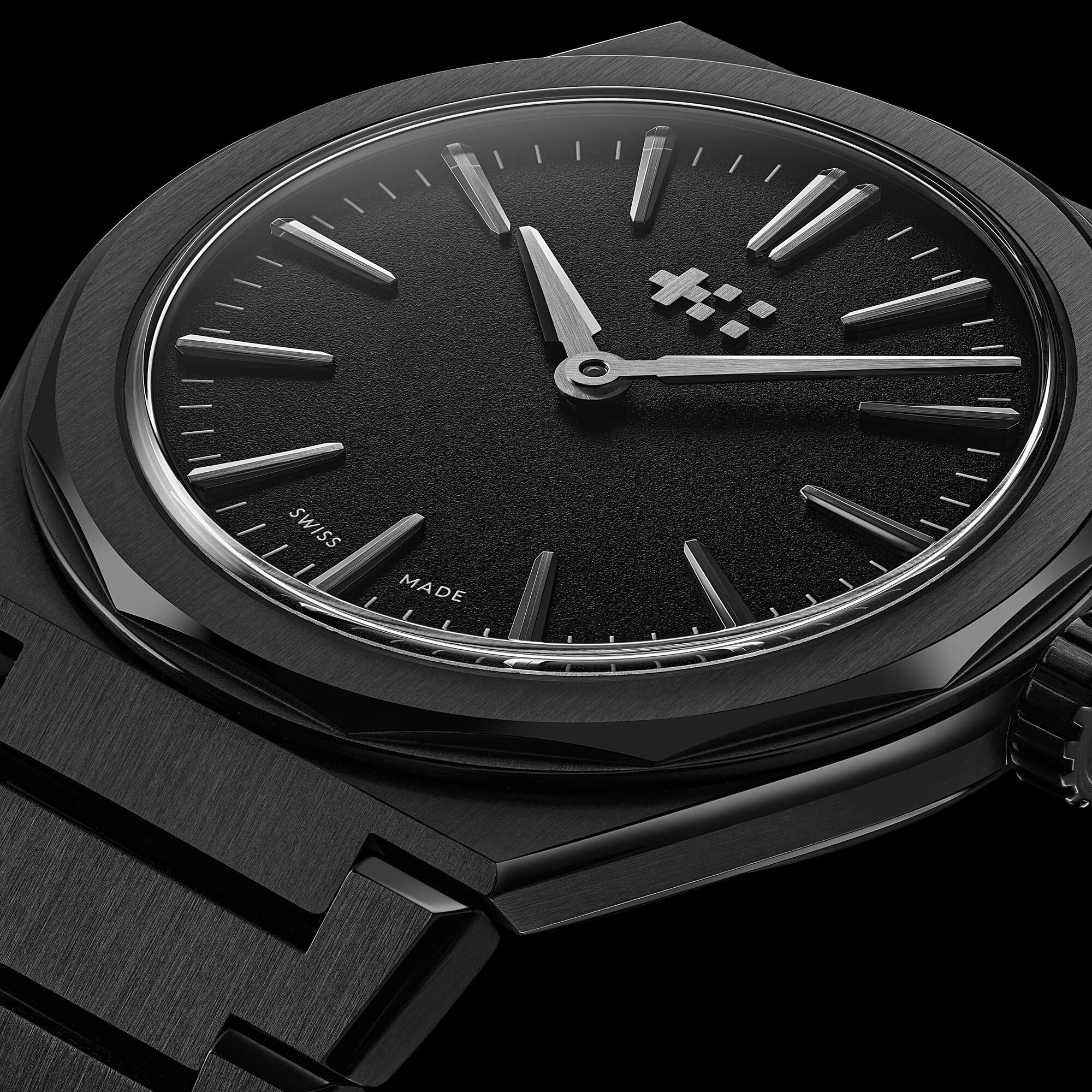 The Twelve 660  BLK|Steel Bracelet