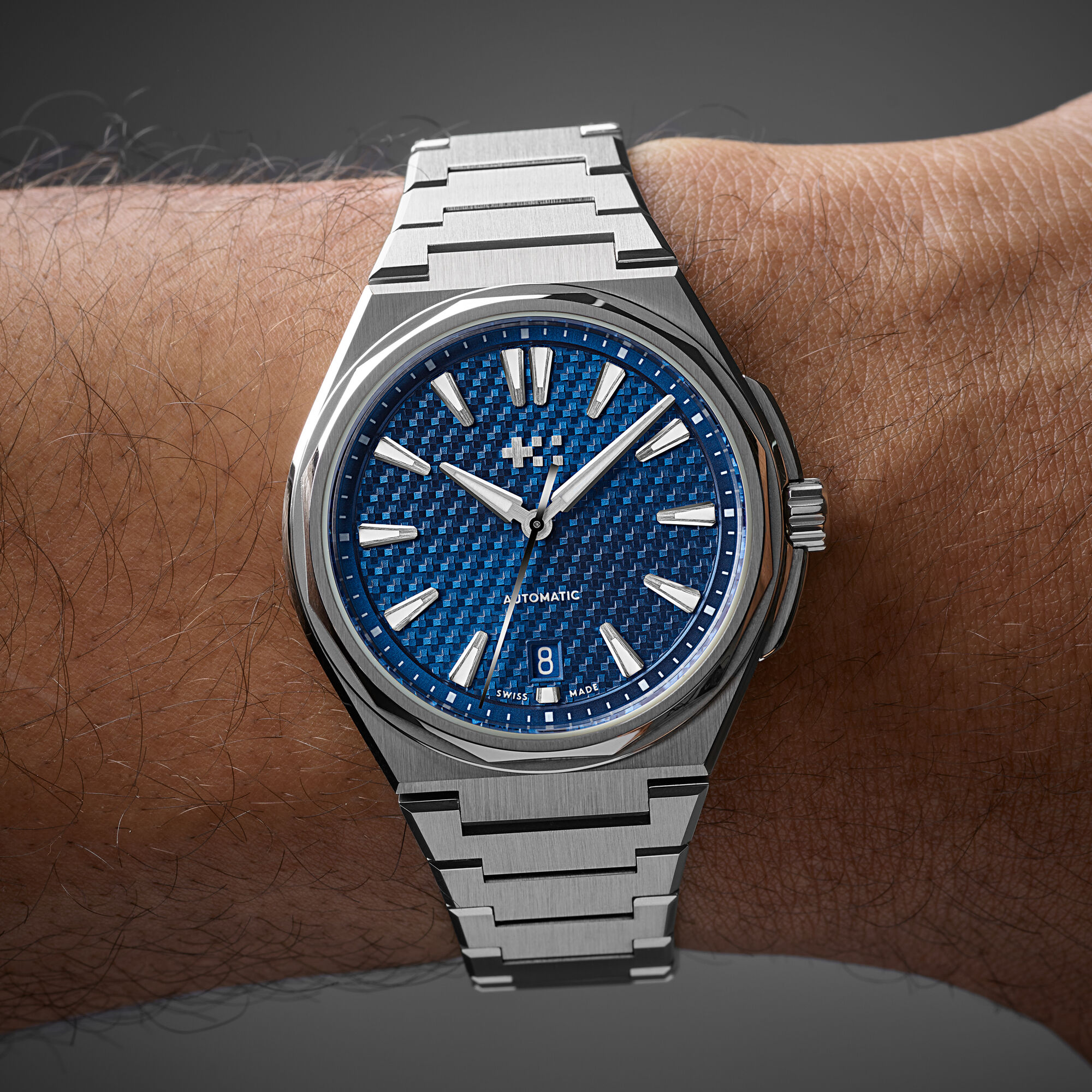 The Twelve  38mm|Nordic Blue|Steel Bracelet