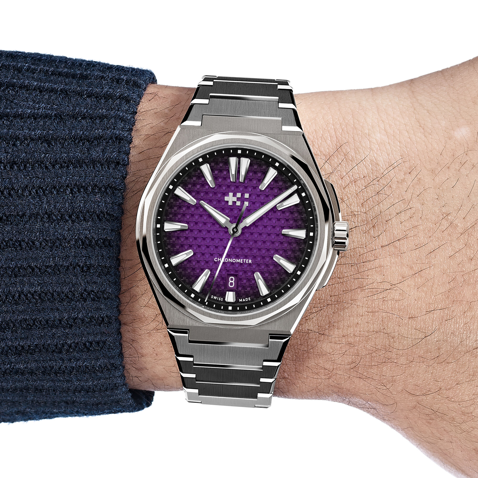 The Twelve 40 (Ti)  Nebula Purple|Titanium Bracelet