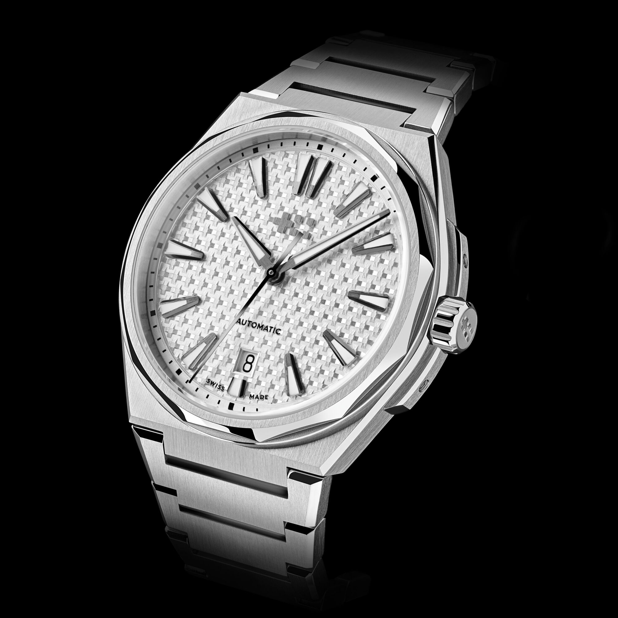 The Twelve  40mm|White|Steel Bracelet