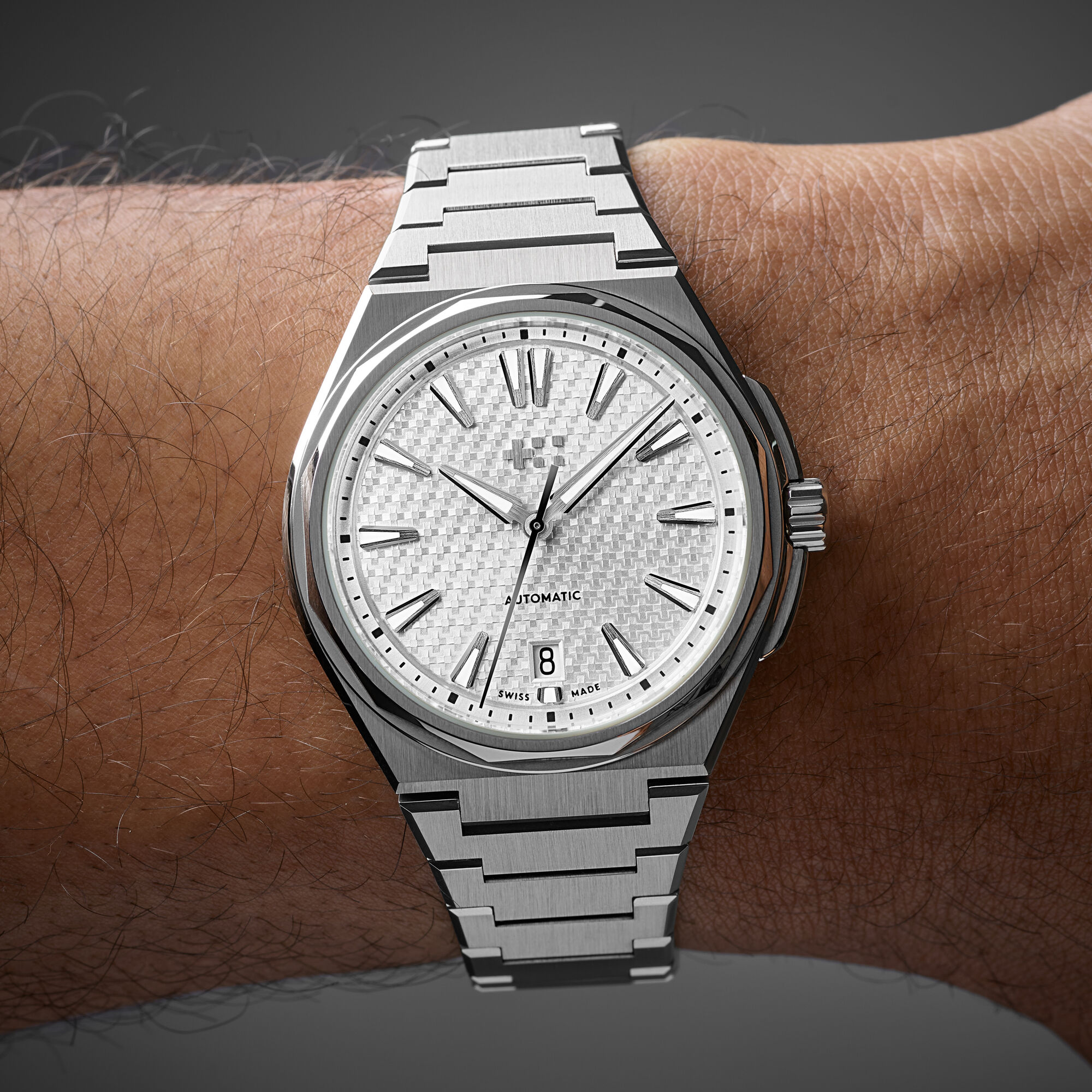 The Twelve  38mm|White|Steel Bracelet