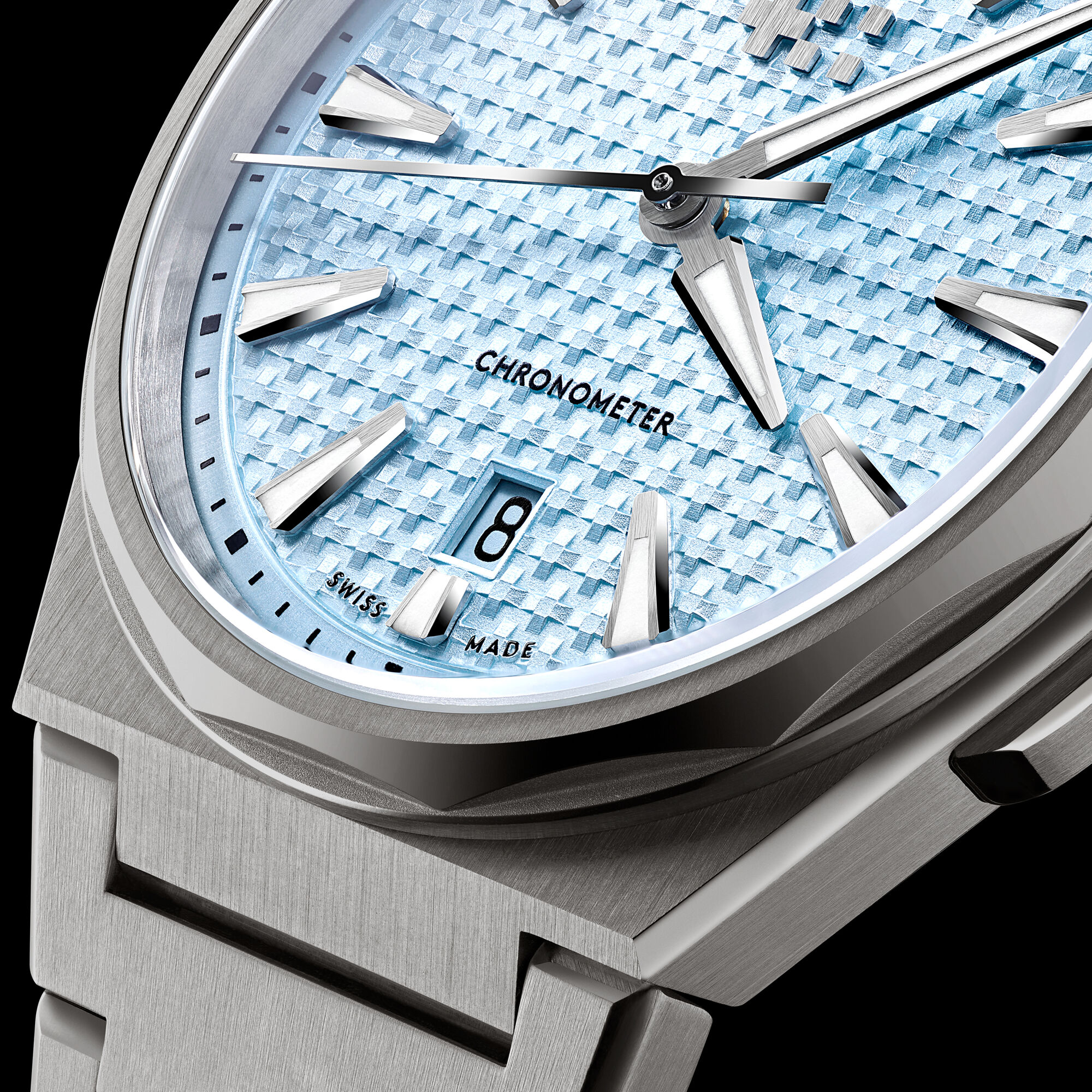 The Twelve 40 (Ti)  Glacier Blue|Titanium Bracelet