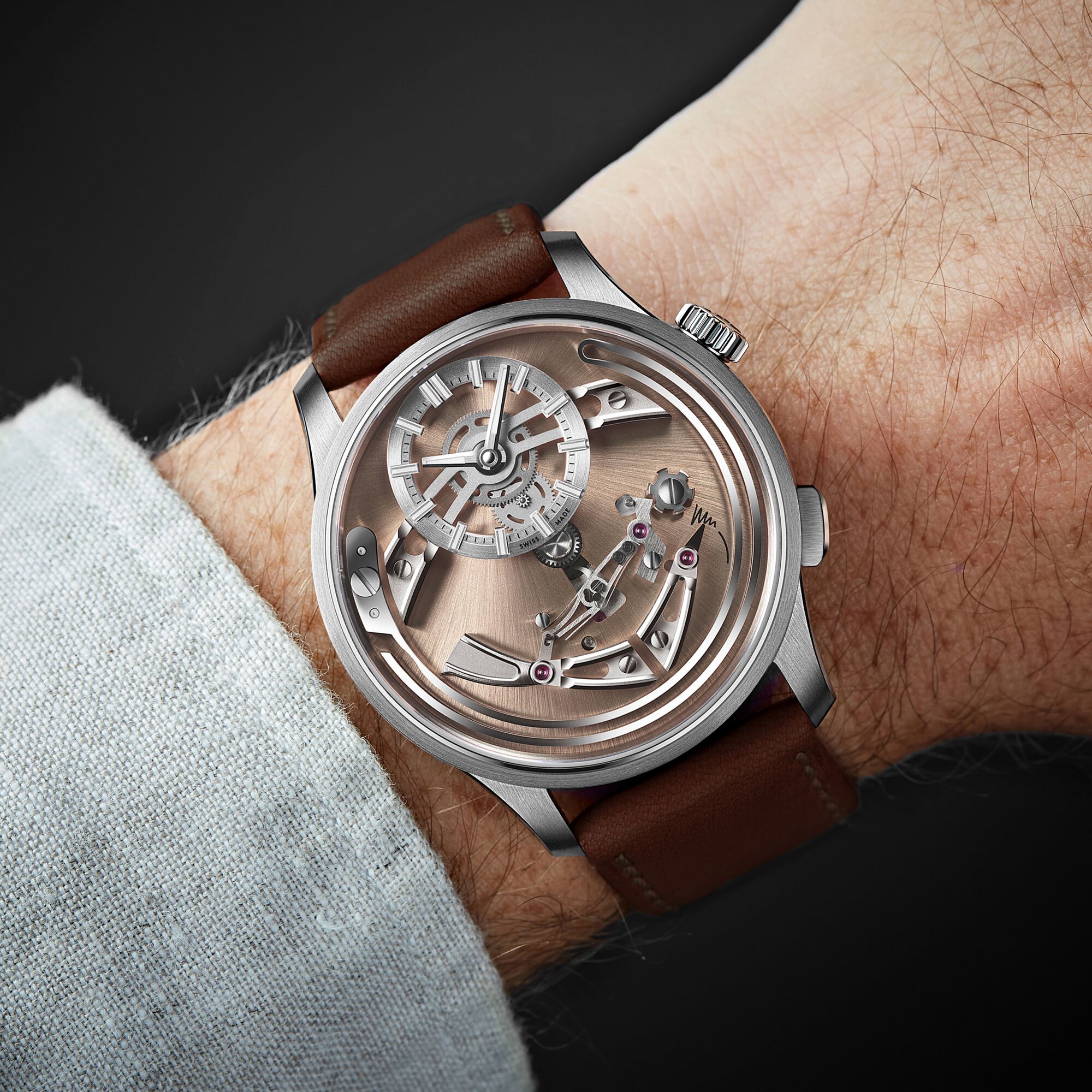 C1 Bel Canto Rosa|Brown Vacona Leather