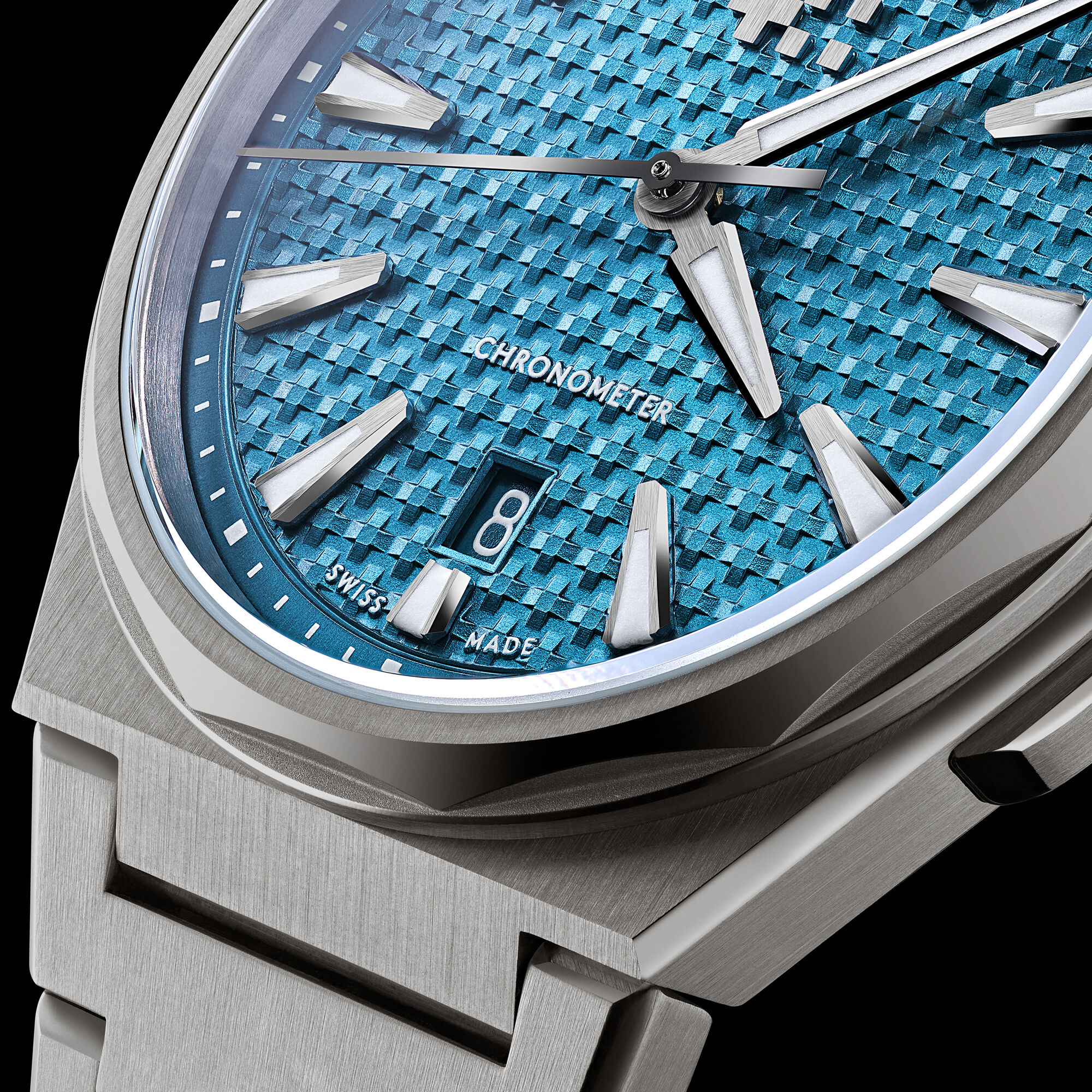 The Twelve 40 (Ti)  Fjord Blue|Titanium Bracelet