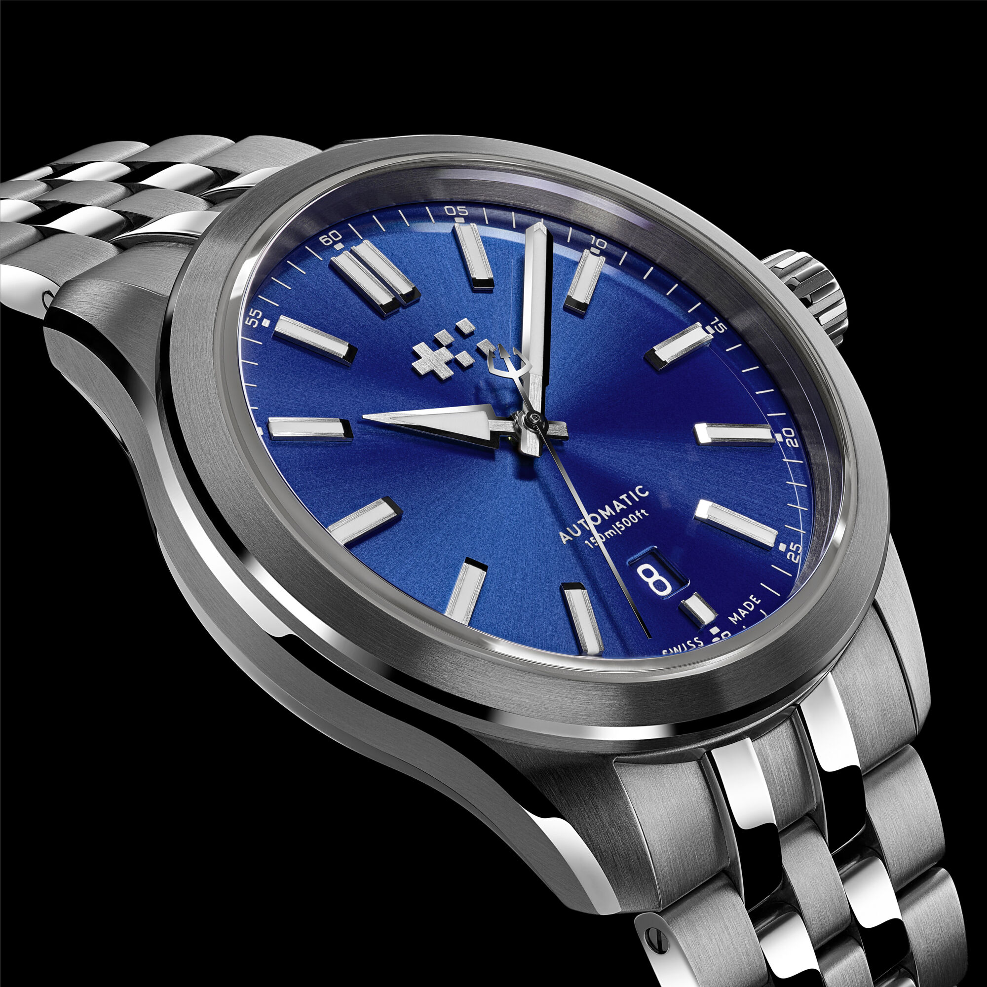 C63 Sealander Automatic Kingfisher/Silver|Bader Bracelet