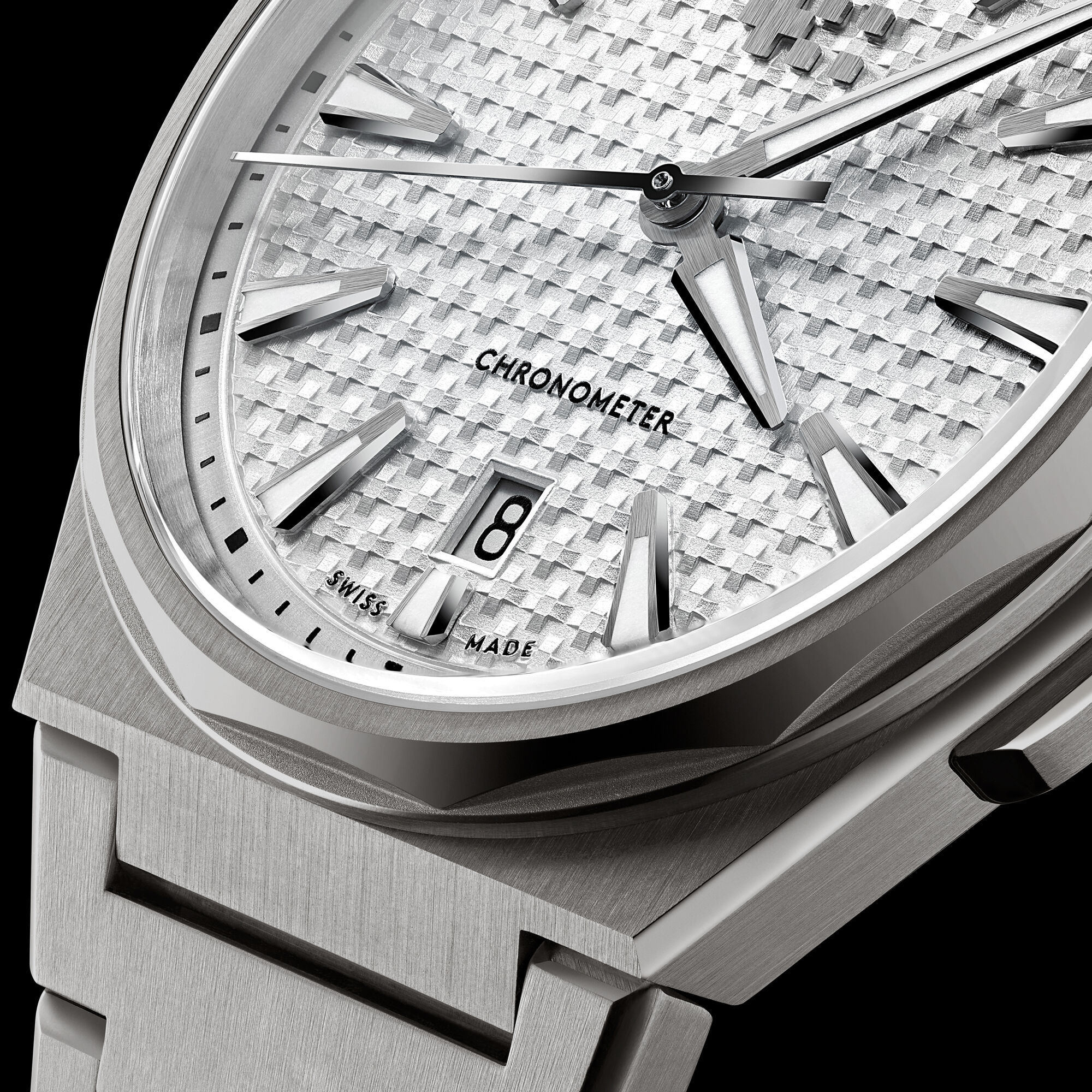The Twelve 40 (Ti)  Arctic White|Titanium Bracelet