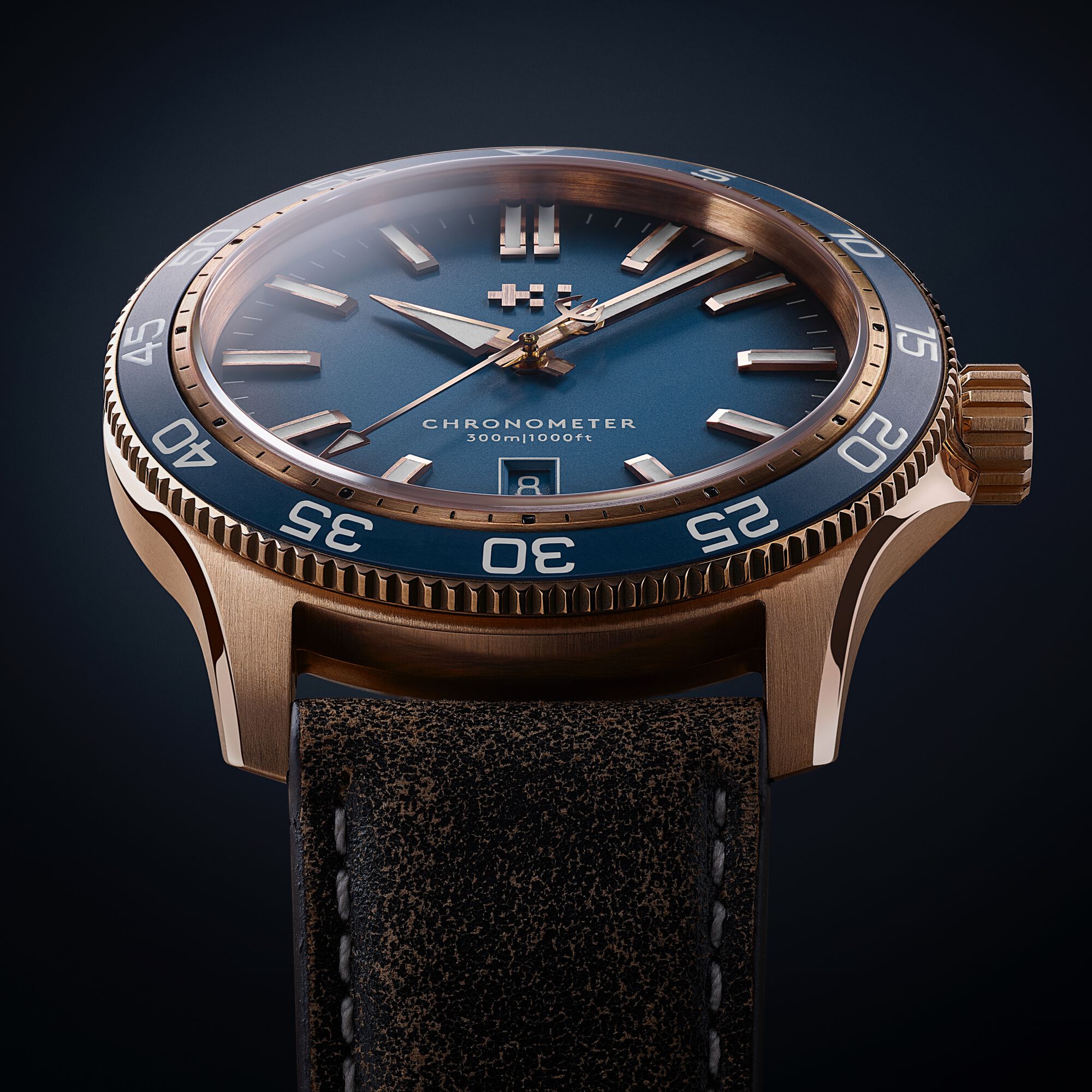 C60 Pro 300 Bronze  Blue Hybrid Rubber