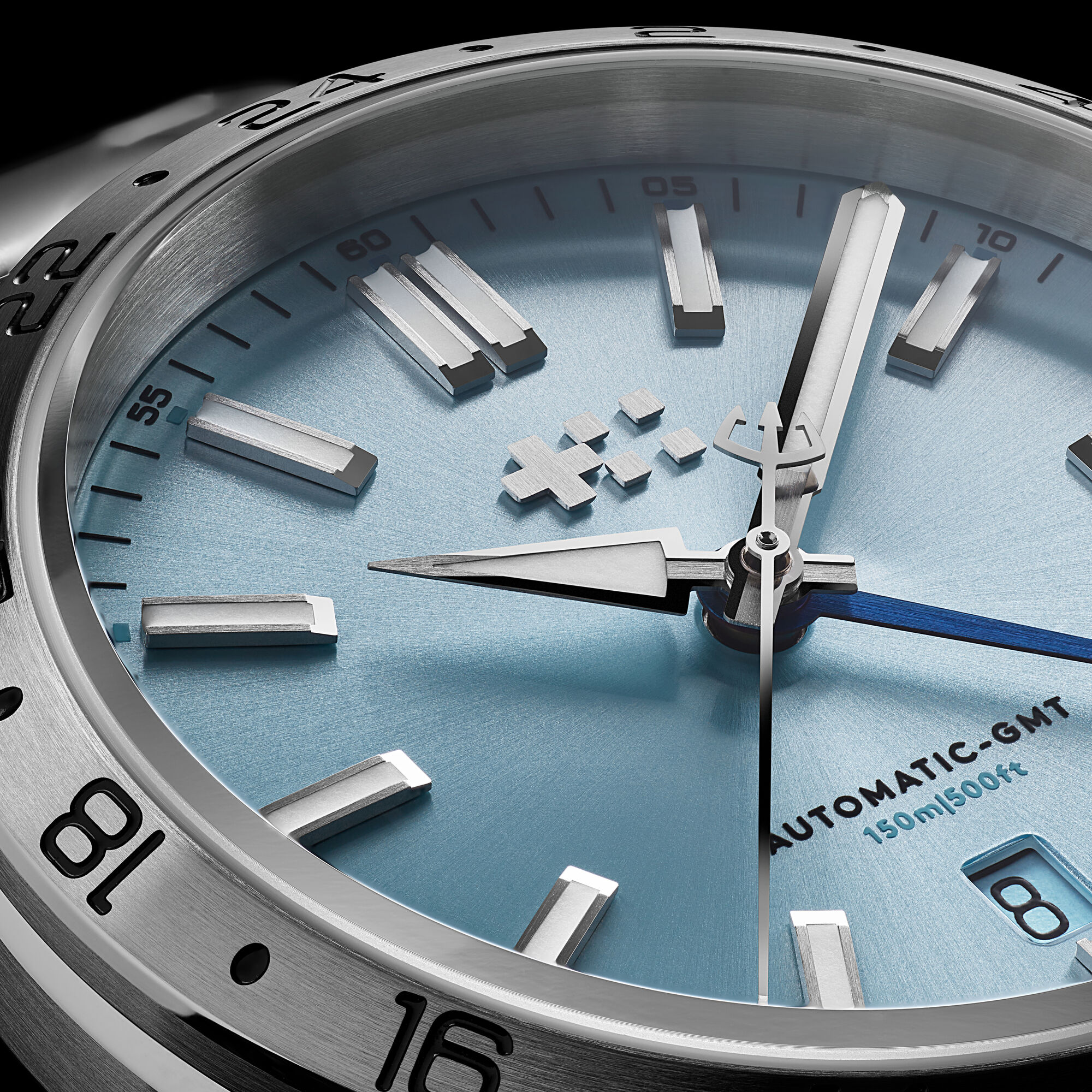 C63 Sealander GMT  39mm|Air Blue/Silver|Bader Bracelet