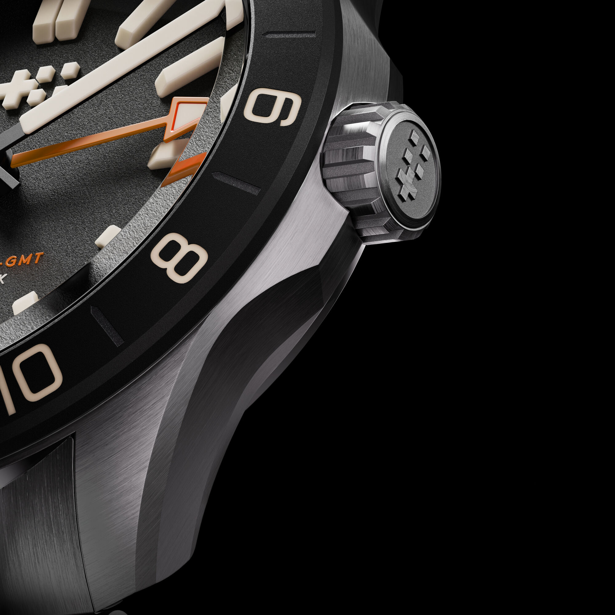 C63 Sealander Extreme GMT  Black|Orange V-Strap - wrist 15.5-18cm