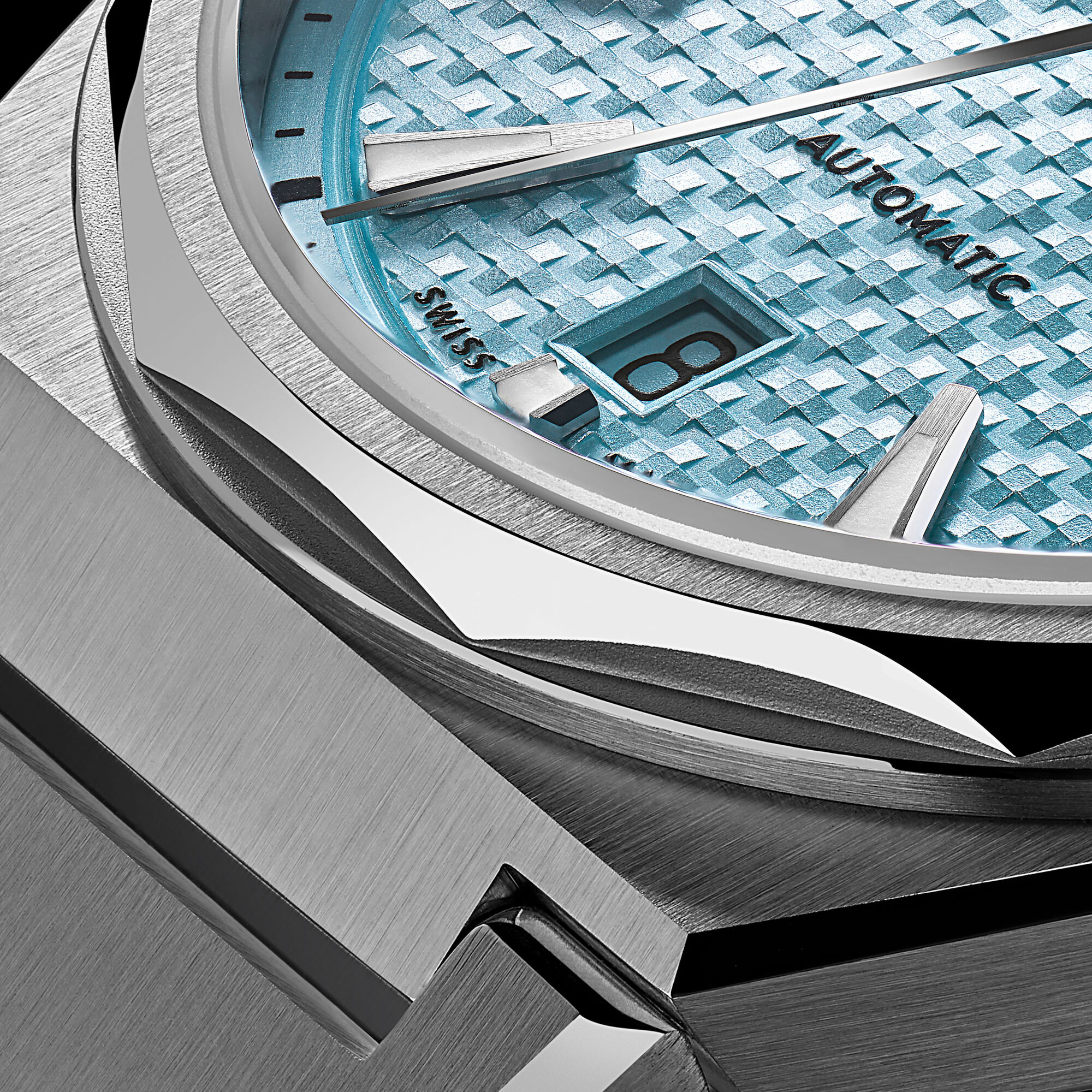 The Twelve  38mm|Glacier Blue|Black The Twelve Rubber