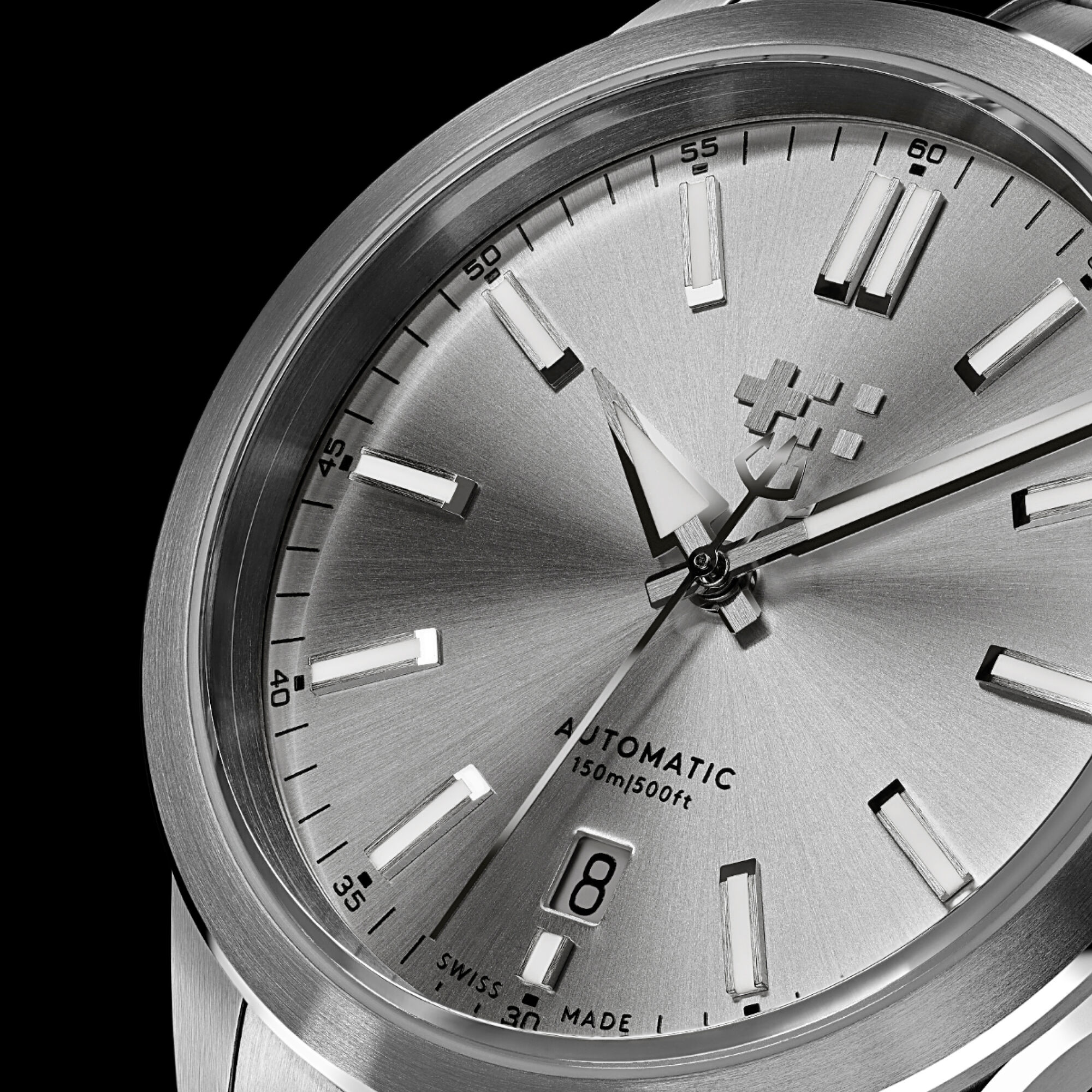 C63 Sealander Automatic Dagger/Silver|Bader Bracelet