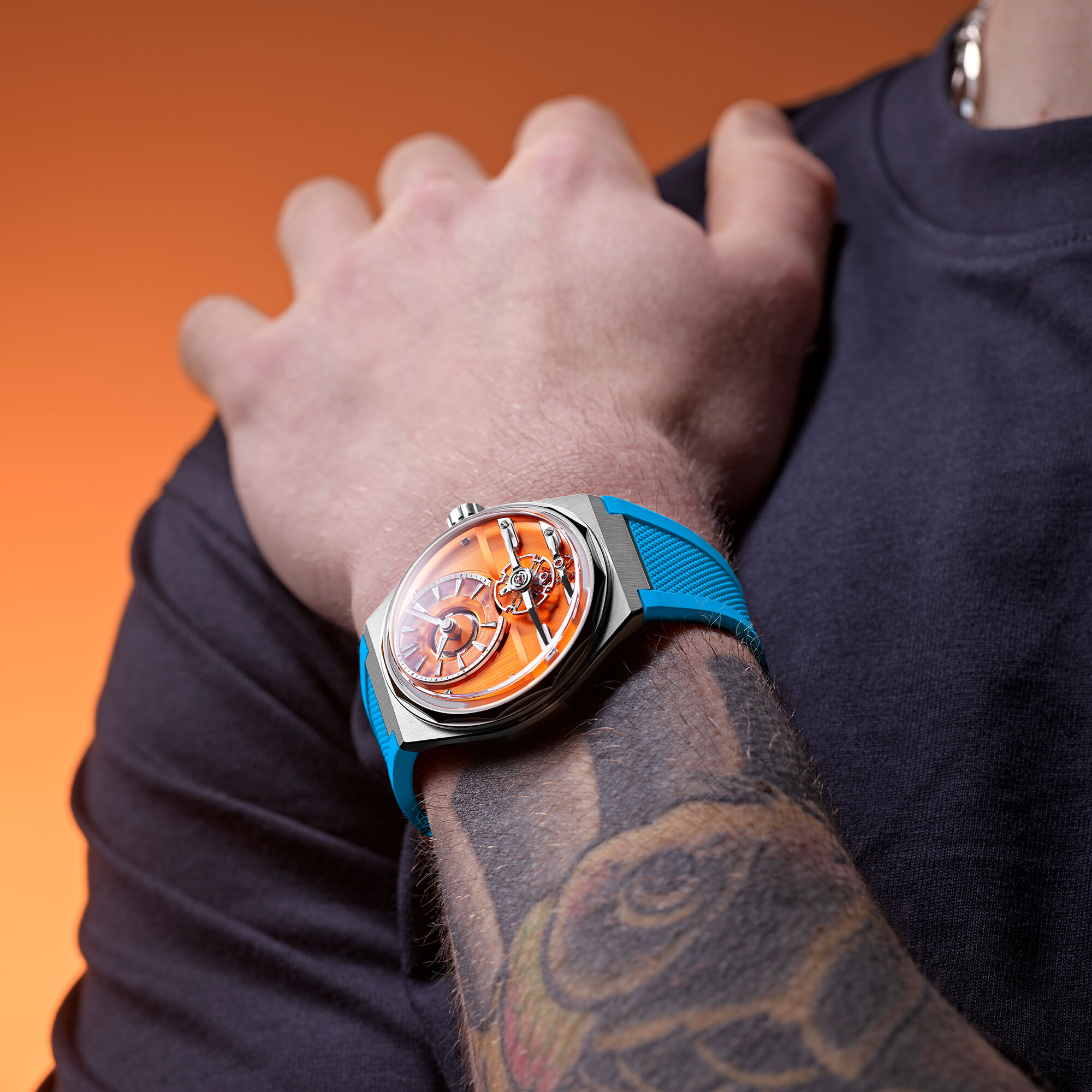 The C12 Loco  Frisco Orange|Blue Rubber