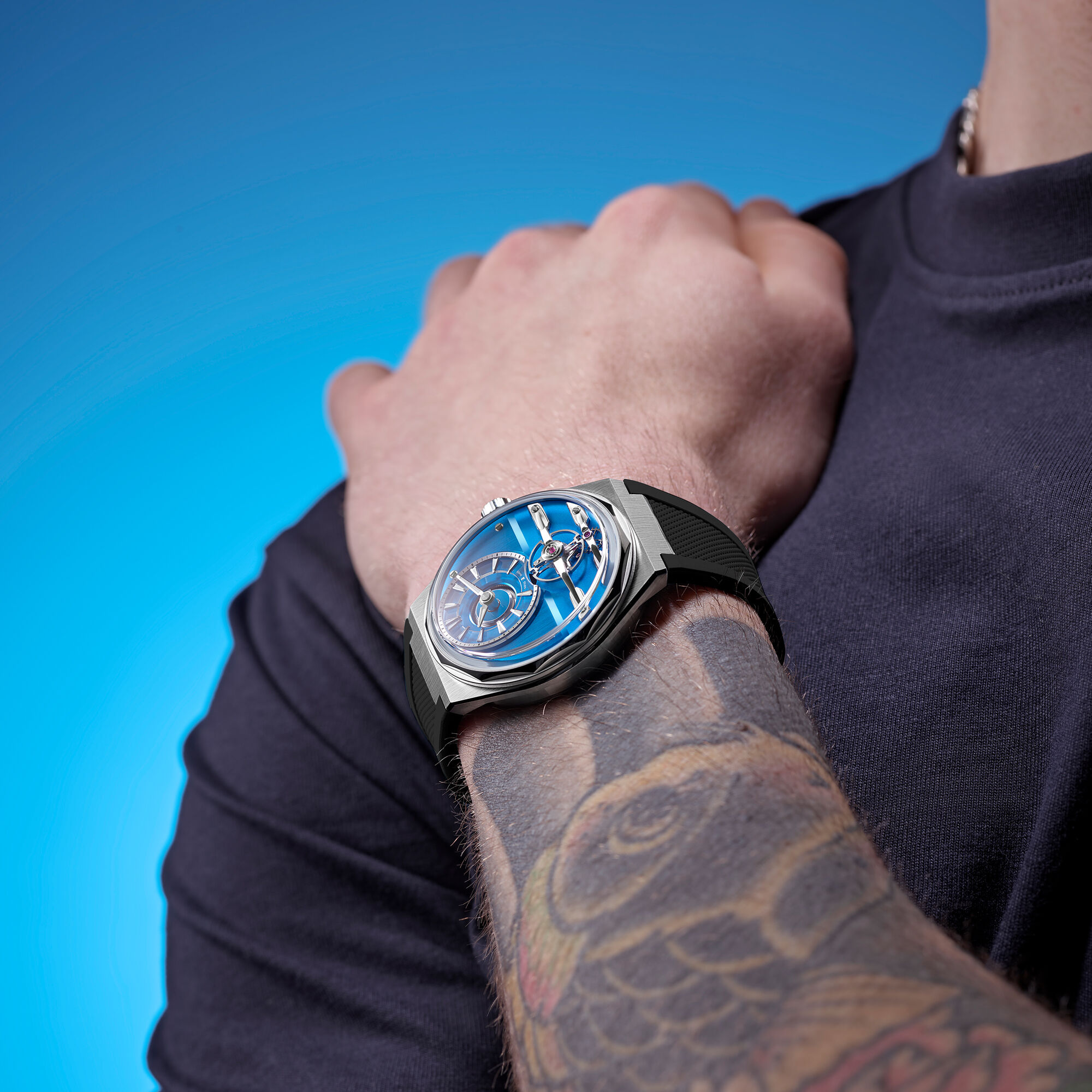 The C12 Loco  Pasadena Blue|Black Rubber