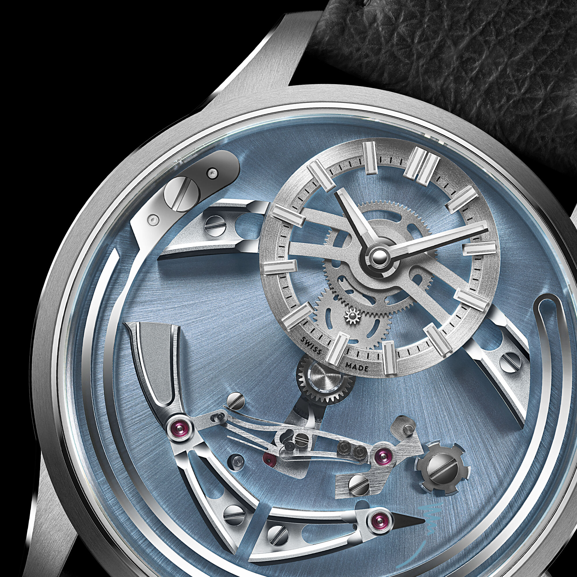C1 Bel Canto Cielo|Black Fine Italian Leather