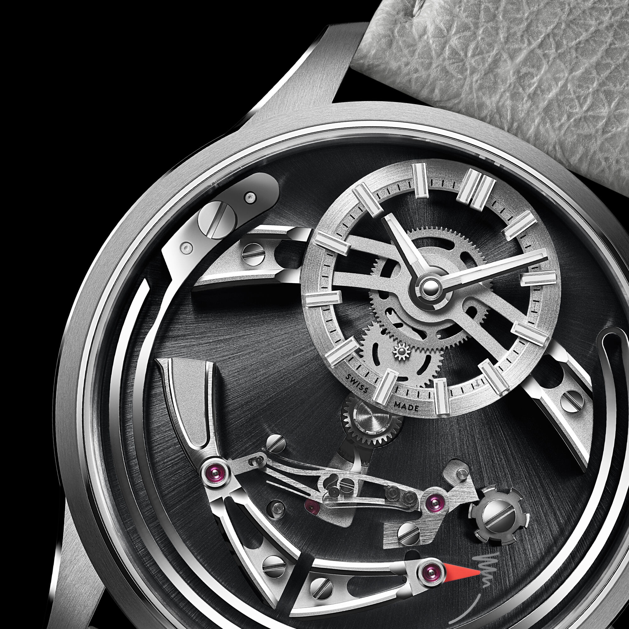 C1 Bel Canto Nero|Grey Fine Italian Leather