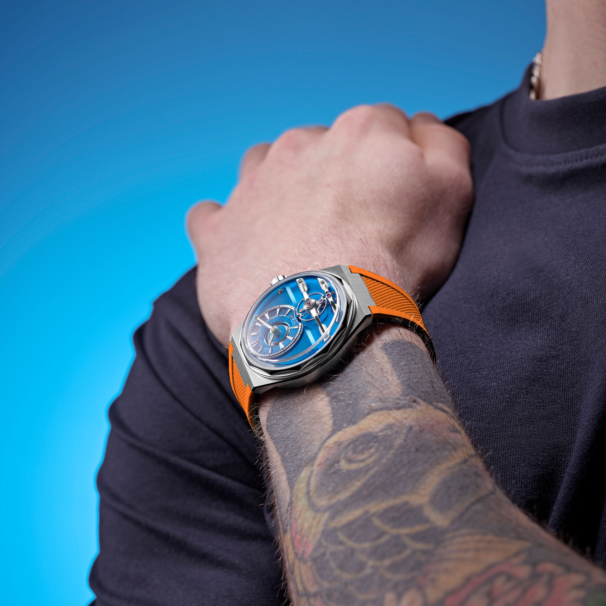 The C12 Loco  Pasadena Blue|Orange Rubber