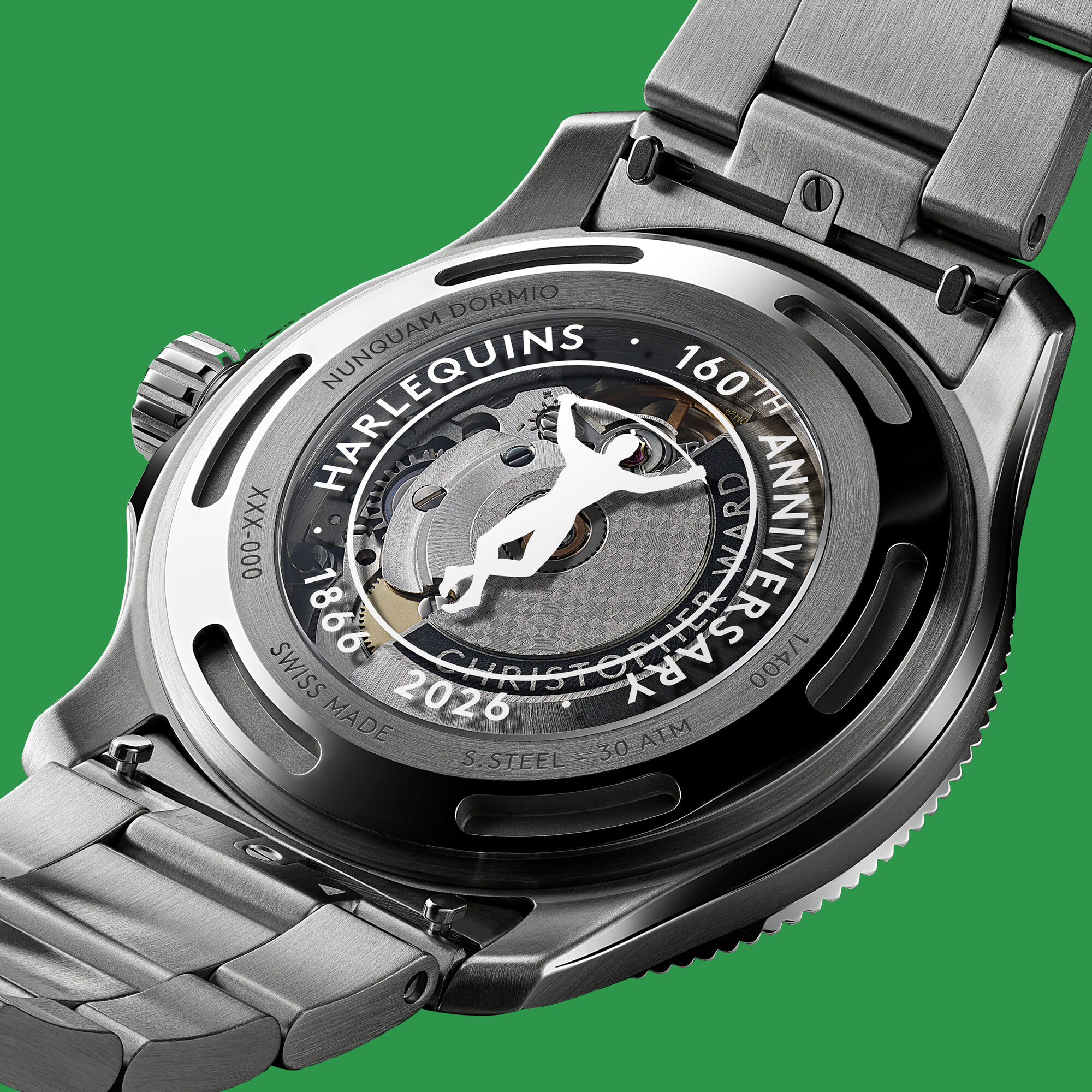 The Quins 160  Bader Bracelet & Aquaflex Rubber