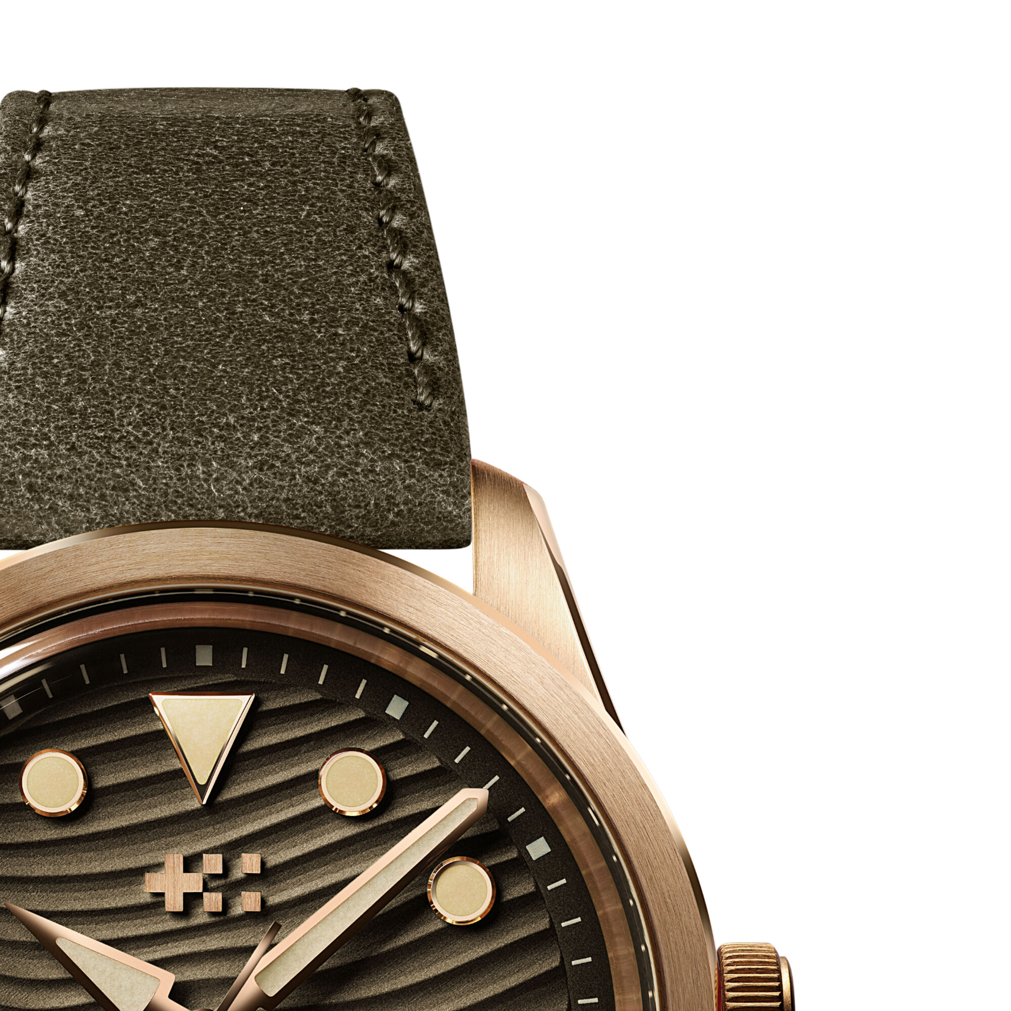Orlando Leather  Tobacco Orlando Leather|Bronze dress clasp